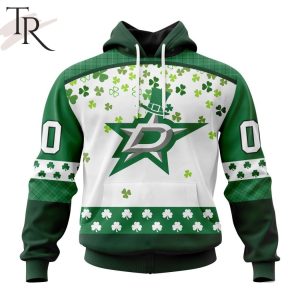 Personalized NHL Dallas Stars Special Design For St. Patrick Day Hoodie