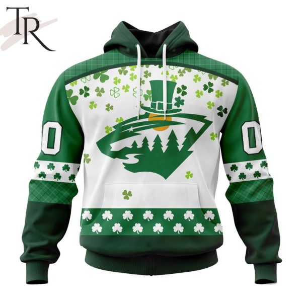 Personalized NHL Minnesota Wild Special Design For St. Patrick Day Hoodie