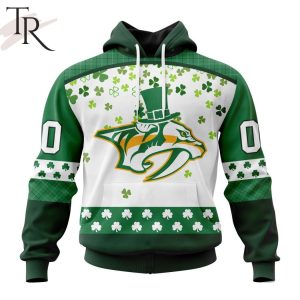 Personalized NHL Nashville Predators Special Design For St. Patrick Day Hoodie