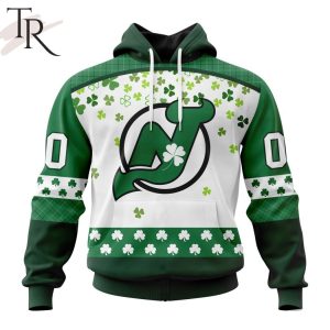 Personalized NHL New Jersey Devils Special Design For St. Patrick Day Hoodie