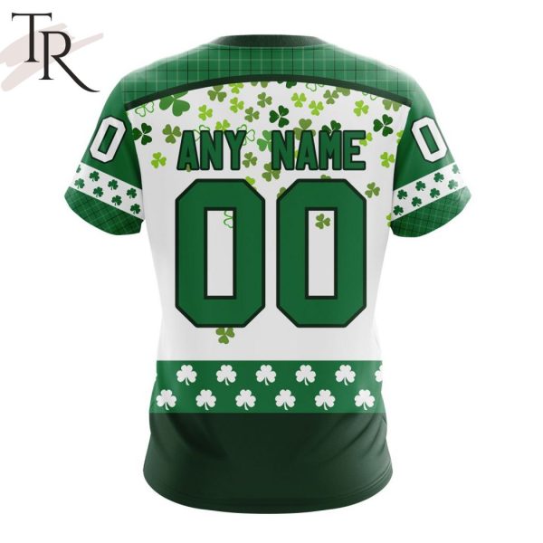 Personalized NHL New York Islanders Special Design For St. Patrick Day Hoodie