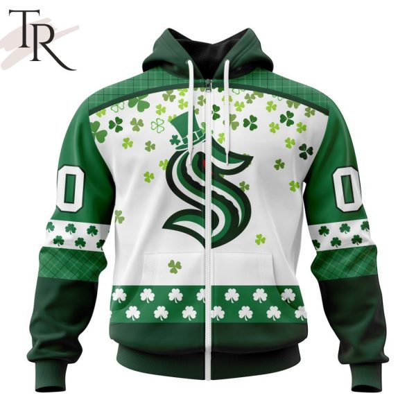 Personalized NHL Seattle Kraken Special Design For St. Patrick Day Hoodie