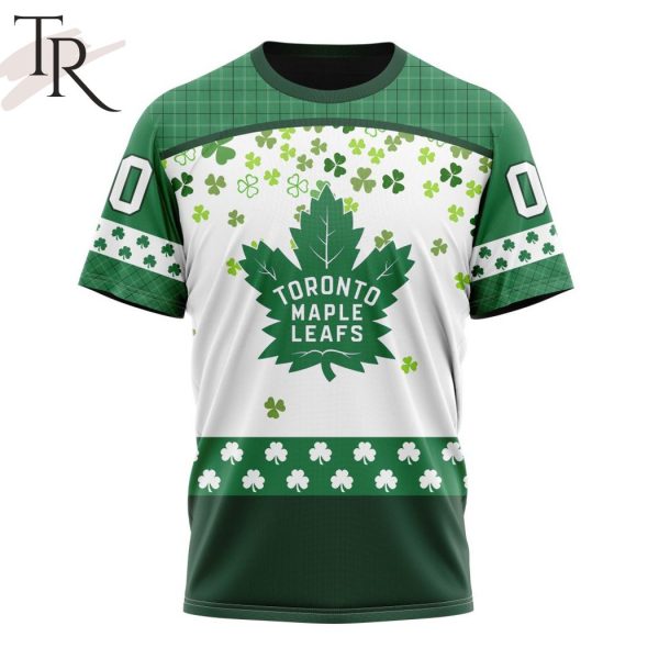 Personalized NHL Toronto Maple Leafs Special Design For St. Patrick Day Hoodie