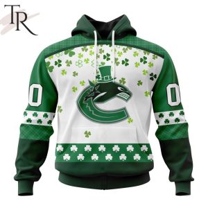 Personalized NHL Vancouver Canucks Special Design For St. Patrick Day Hoodie