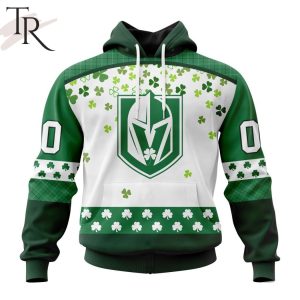 Personalized NHL Vegas Golden Knights Special Design For St. Patrick Day Hoodie