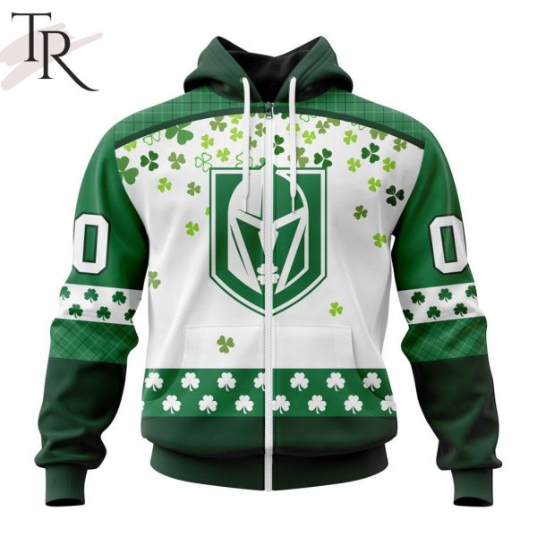 Personalized NHL Vegas Golden Knights Special Design For St. Patrick Day Hoodie