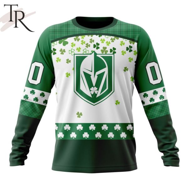 Personalized NHL Vegas Golden Knights Special Design For St. Patrick Day Hoodie