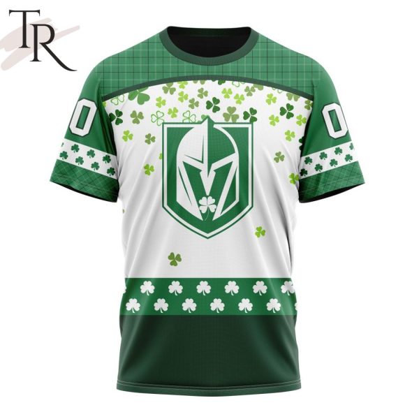 Personalized NHL Vegas Golden Knights Special Design For St. Patrick Day Hoodie