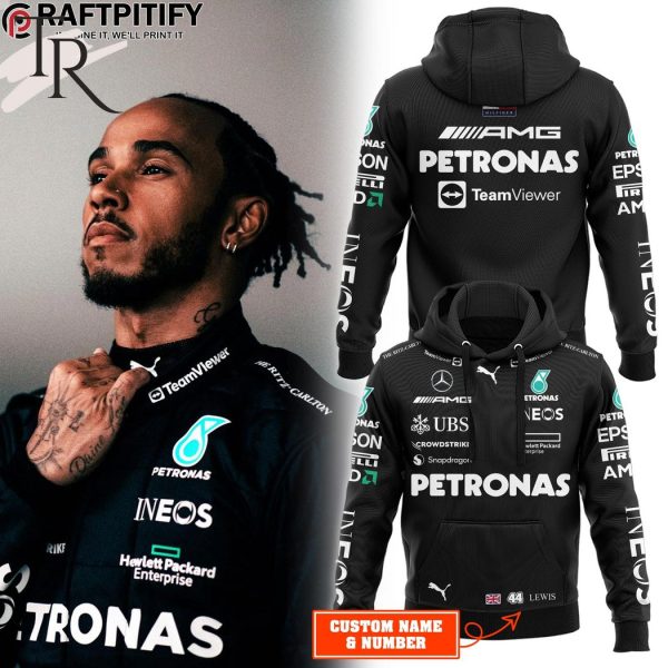 Personalized Lewis Hamilton F1 Mercedes AMG Petronas F1 Team Hoodie, Longpants, Cap