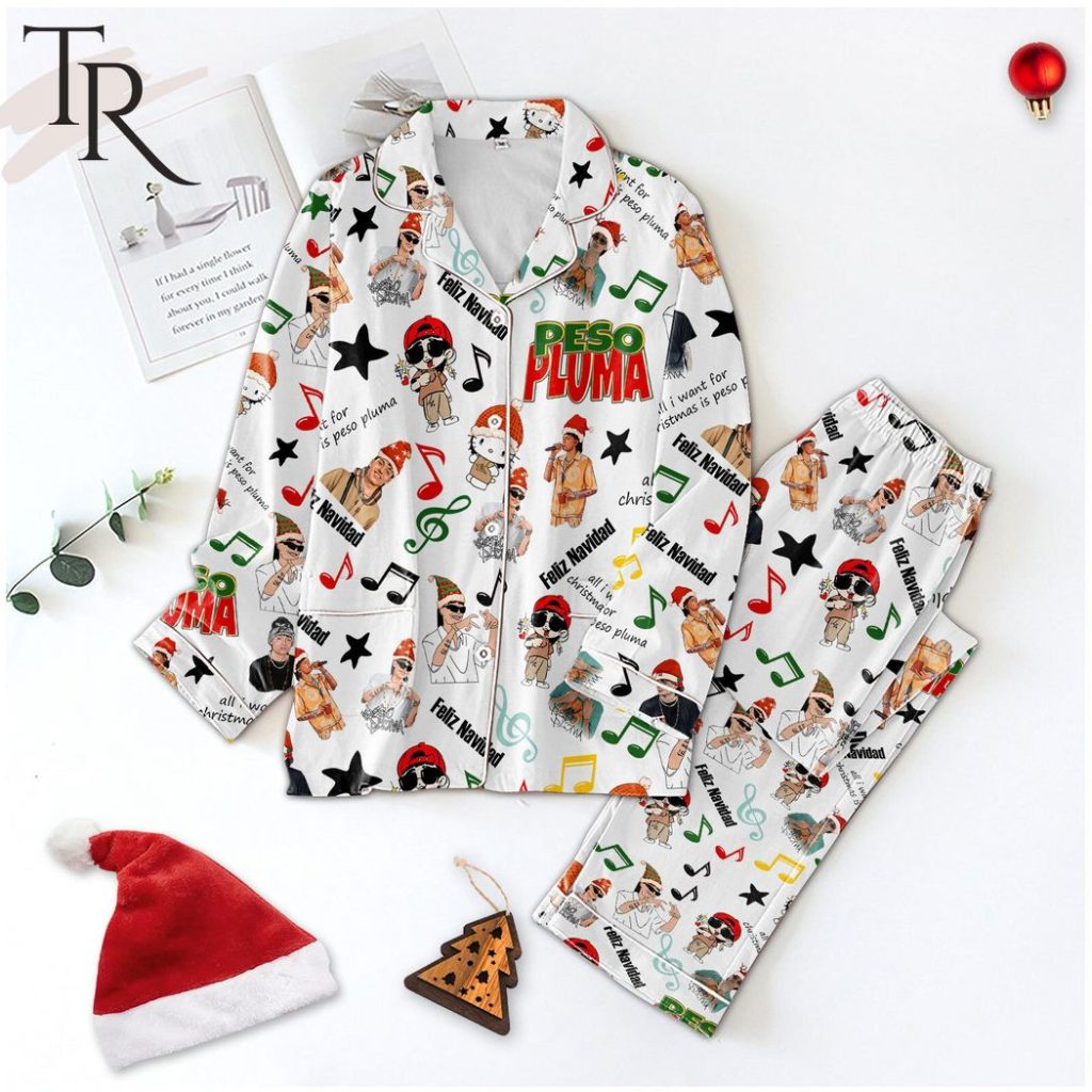 Peso Pluma Feliz Navidad Pajamas Set - Torunstyle