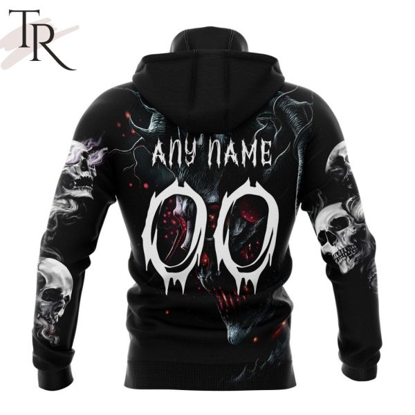 NHL Colorado Avalanche Special Skull Art Design Hoodie