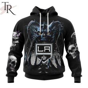 NHL Los Angeles Kings Special Skull Art Design Hoodie