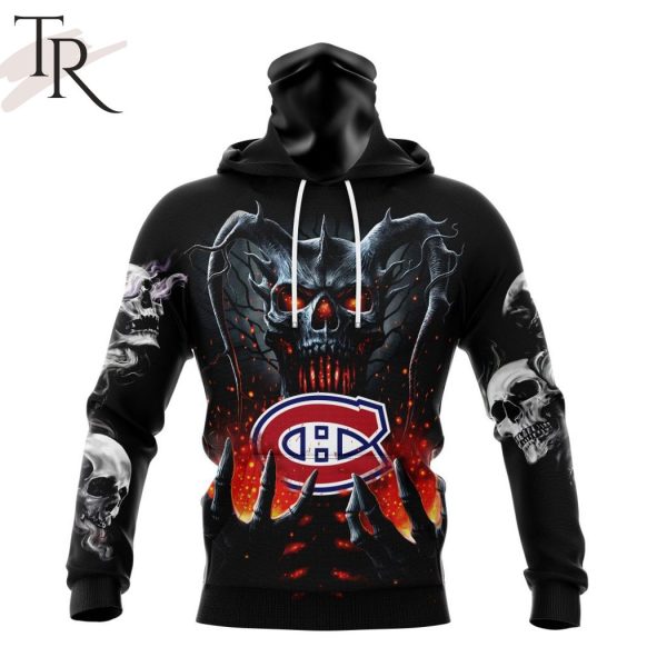 NHL Montreal Canadiens Special Skull Art Design Hoodie