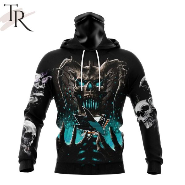 NHL San Jose Sharks Special Skull Art Design Hoodie