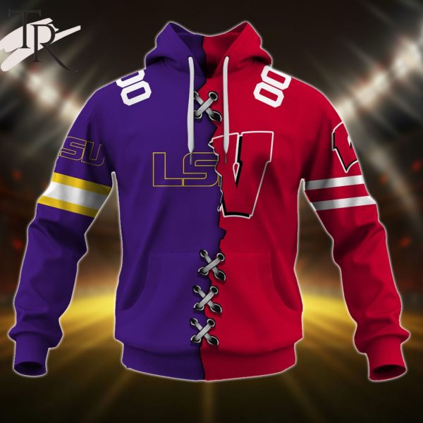 Mix 2 NCAA Teams Select Any 2 Teams to Mix and Match! Hoodie