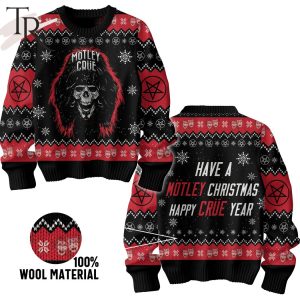 Motley Crue Have A Motley Christmas Happy Crue Year Ugly Sweater