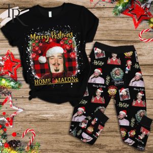 Merry Postmas Home Malone Post Malone Pajamas Set