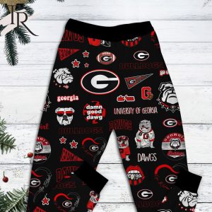 Georgia Bulldogs Kind Of Girl Go Dawgs Pajamas Set Torunstyle