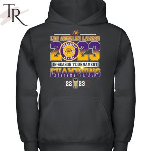 Los Angeles Lakers In-Season Tournament Champions 2023 Hoodie – Black