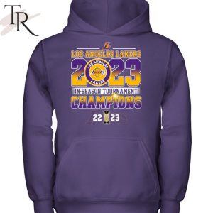 Los Angeles Lakers In-Season Tournament Champions 2023 Hoodie – Purple