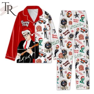 Rock Around Buddy Holly Rockin’ Around The Christmas Holly Pajamas Set