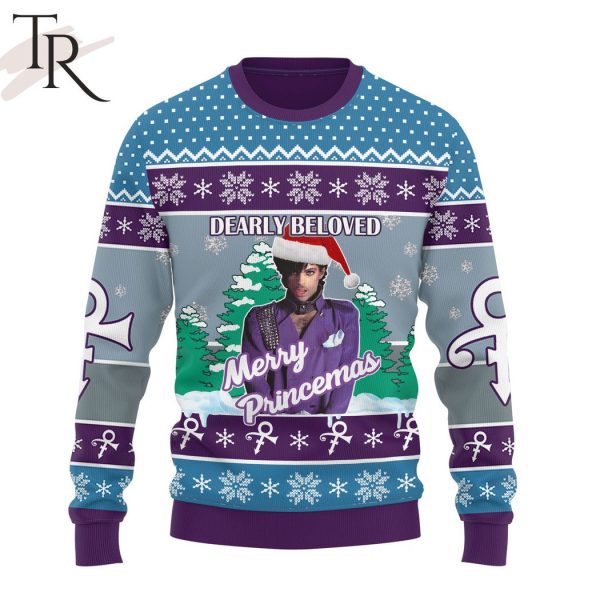 Dearly Beloved Merry Princemas Ugly Christmas Sweater