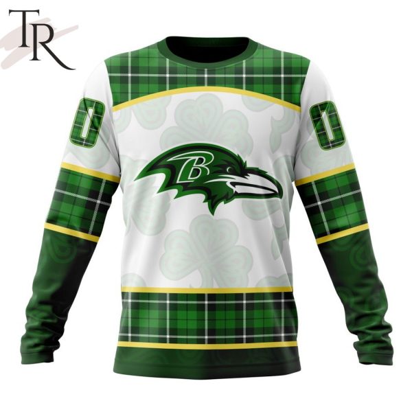 NFL Baltimore Ravens Special Design For St. Patrick Day Hoodie