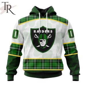 NFL Las Vegas Raiders Special Design For St. Patrick Day Hoodie