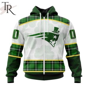 NFL New England Patriots Special Design For St. Patrick Day Hoodie