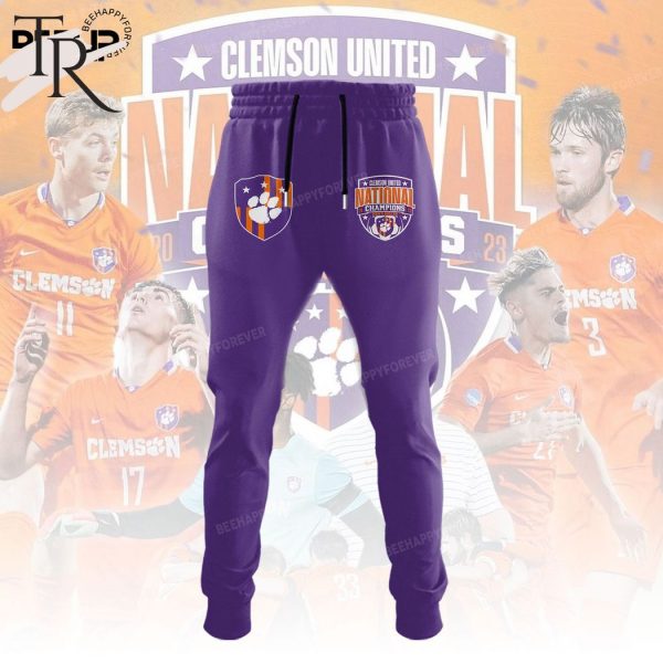 2023 NCAA Men’s Soccer National Champions Clemson Tigers Hoodie, Longpants, Cap – Purple