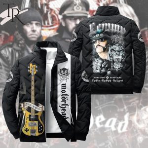 Motorhead Lemmy December 24, 1945 – December 28, 2015 The Man – The Myth – The Legend 2D Paddle Jacket