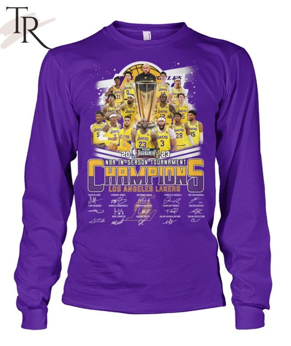 2023 NBA In-Season Tournament Champions Los Angeles Lakers T-Shirt