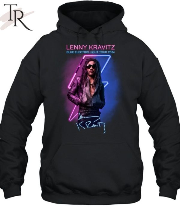 Lenny Kravitz Blue Electric Light Tour 2024 T-Shirt - Torunstyle