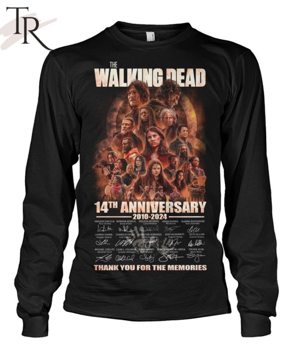 The Walking Dead 14th Anniversary 2010 – 2024 Thank You For The Memories T-Shirt