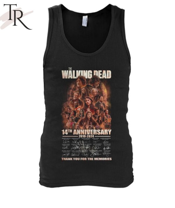 The Walking Dead 14th Anniversary 2010 – 2024 Thank You For The Memories T-Shirt