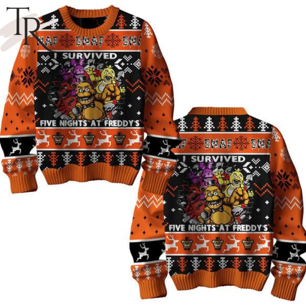 I Survived Five Nights At Freedy’s Ugly Sweater