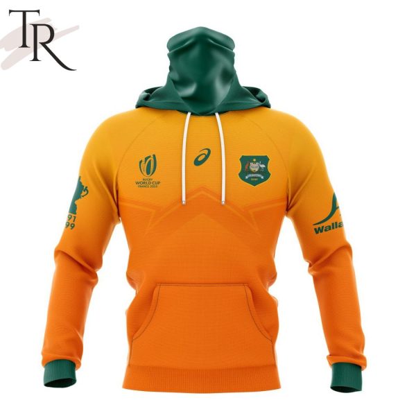 AUSTRALIAN KANGAROOS Personalize Rugby World Cup 2023 Kits Hoodie