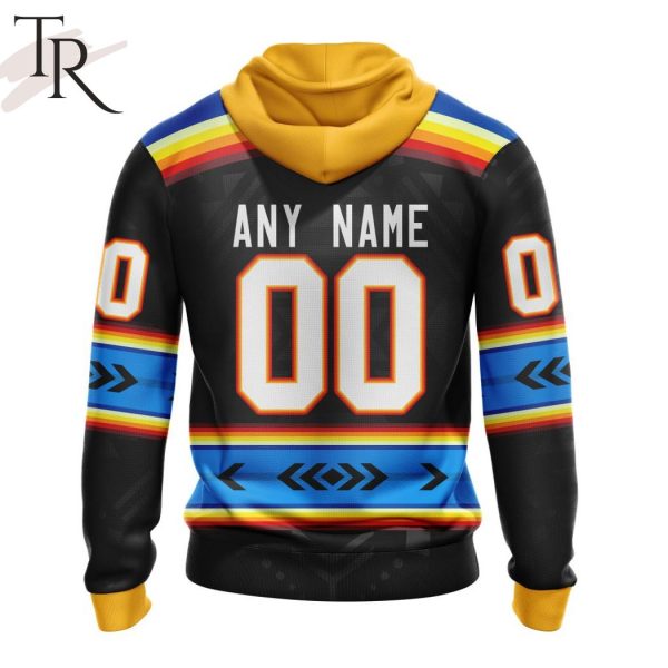 NHL Boston Bruins Special Native Heritage Design Hoodie