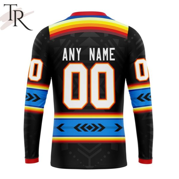 NHL Calgary Flames Special Native Heritage Design Hoodie