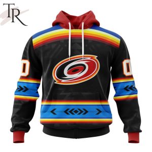 NHL Carolina Hurricanes Special Native Heritage Design Hoodie