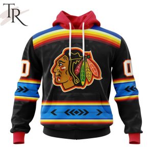 NHL Chicago Blackhawks Special Native Heritage Design Hoodie