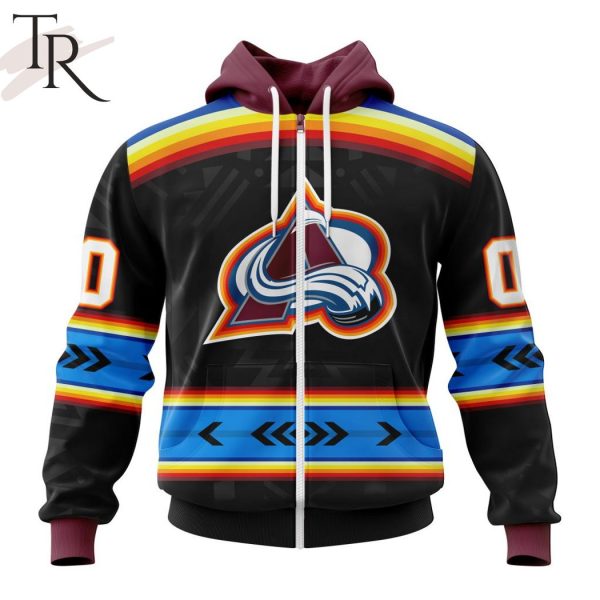 NHL Colorado Avalanche Special Native Heritage Design Hoodie