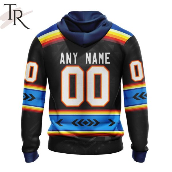 NHL Columbus Blue Jackets Special Native Heritage Design Hoodie