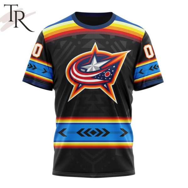 NHL Columbus Blue Jackets Special Native Heritage Design Hoodie