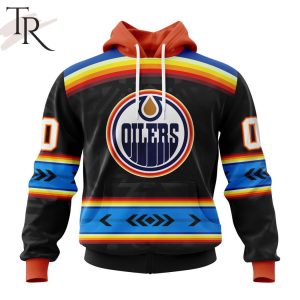 NHL Edmonton Oilers Special Native Heritage Design Hoodie