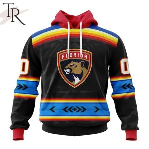 NHL Florida Panthers Special Native Heritage Design Hoodie