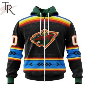 NHL Minnesota Wild Special Native Heritage Design Hoodie
