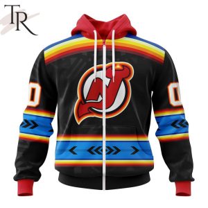 NHL New Jersey Devils Special Native Heritage Design Hoodie