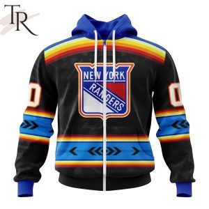 NHL New York Rangers Special Native Heritage Design Hoodie