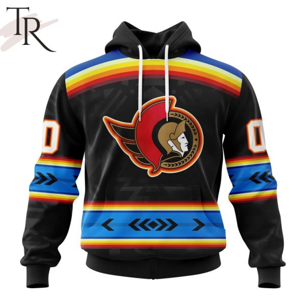 NHL Ottawa Senators Special Native Heritage Design Hoodie